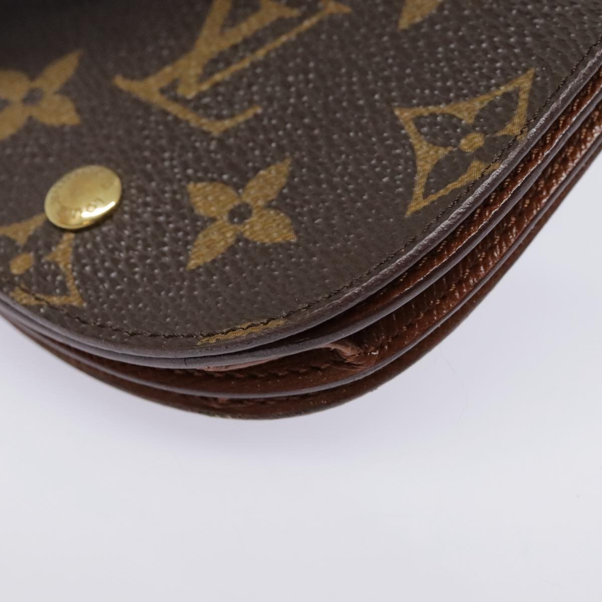 LOUIS VUITTON Monogram Porte Monnaie Guze Coin Purse M61970 LV Auth th5325