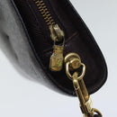 LOUIS VUITTON Taiga Baikal Clutch Bag Acajou M30186 LV Auth th5329-8