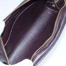 LOUIS VUITTON Taiga Baikal Clutch Bag Acajou M30186 LV Auth th5329-9