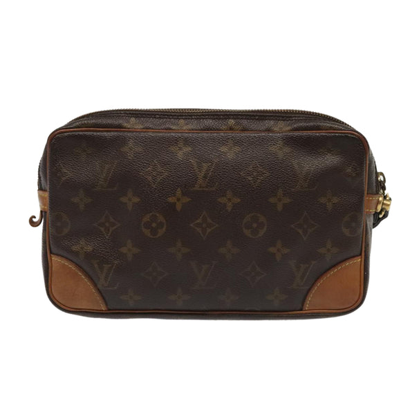 LOUIS VUITTON Monogram Marly Dragonne GM Clutch Bag M51825 LV Auth th5332