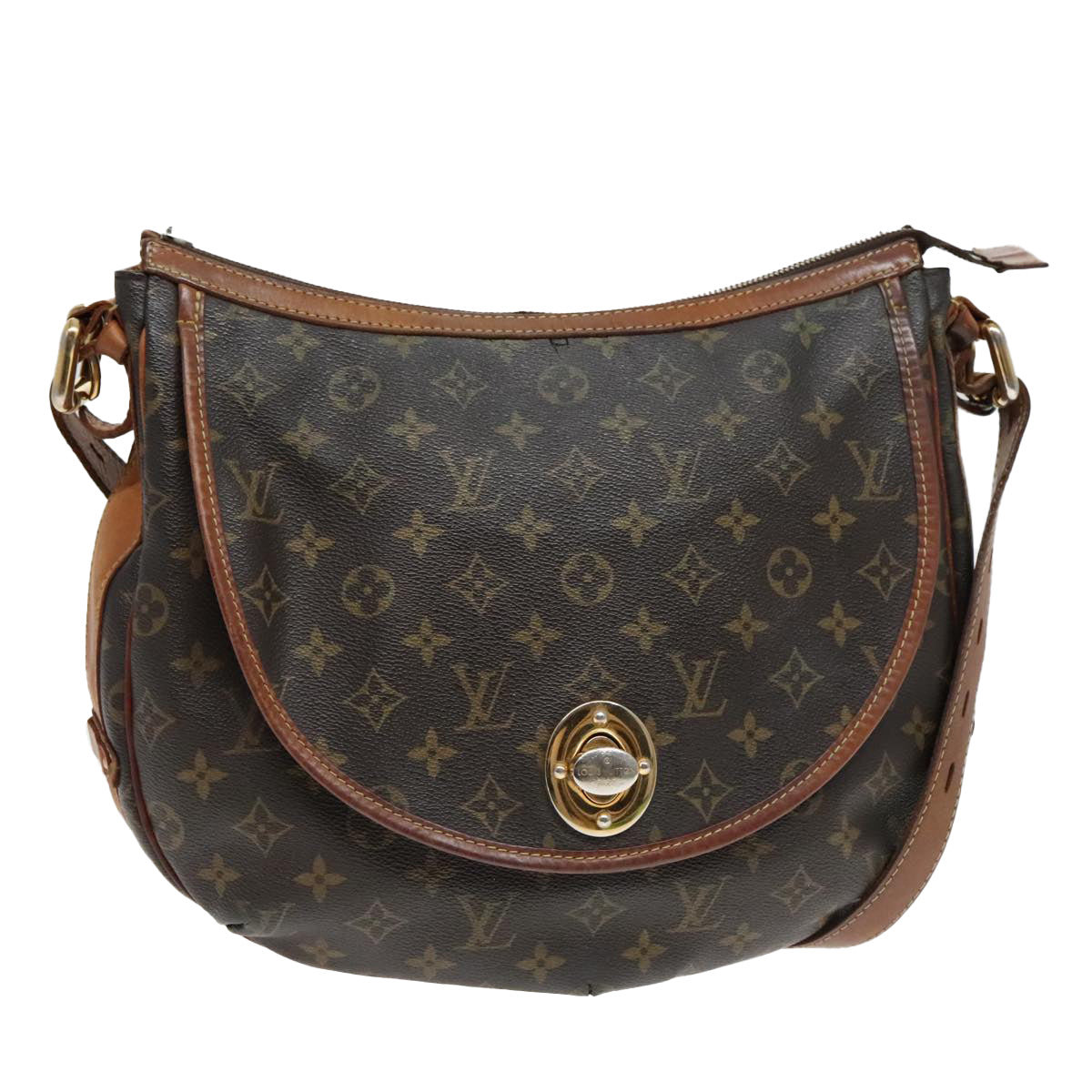 LOUIS VUITTON Monogram Tolum PM Shoulder Bag M40076 LV Auth th5340