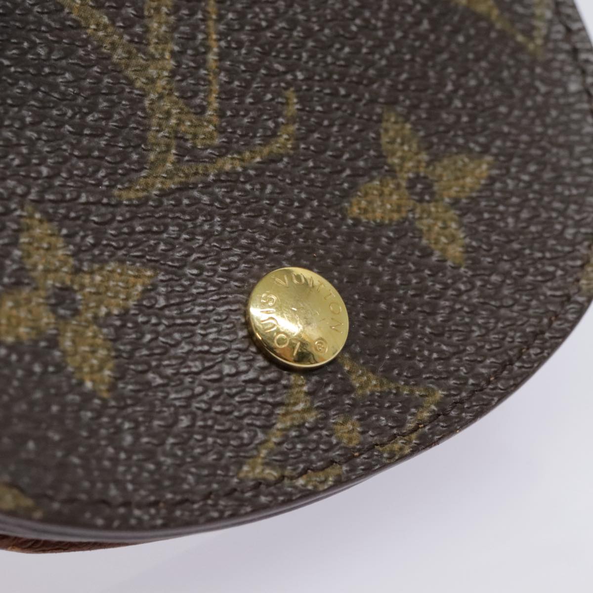 LOUIS VUITTON Monogram Porte Monnaie Guze Coin Purse M61970 LV Auth th5345