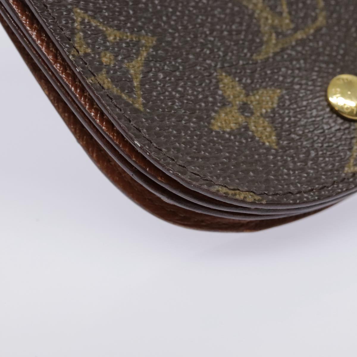 LOUIS VUITTON Monogram Porte Monnaie Guze Coin Purse M61970 LV Auth th5345