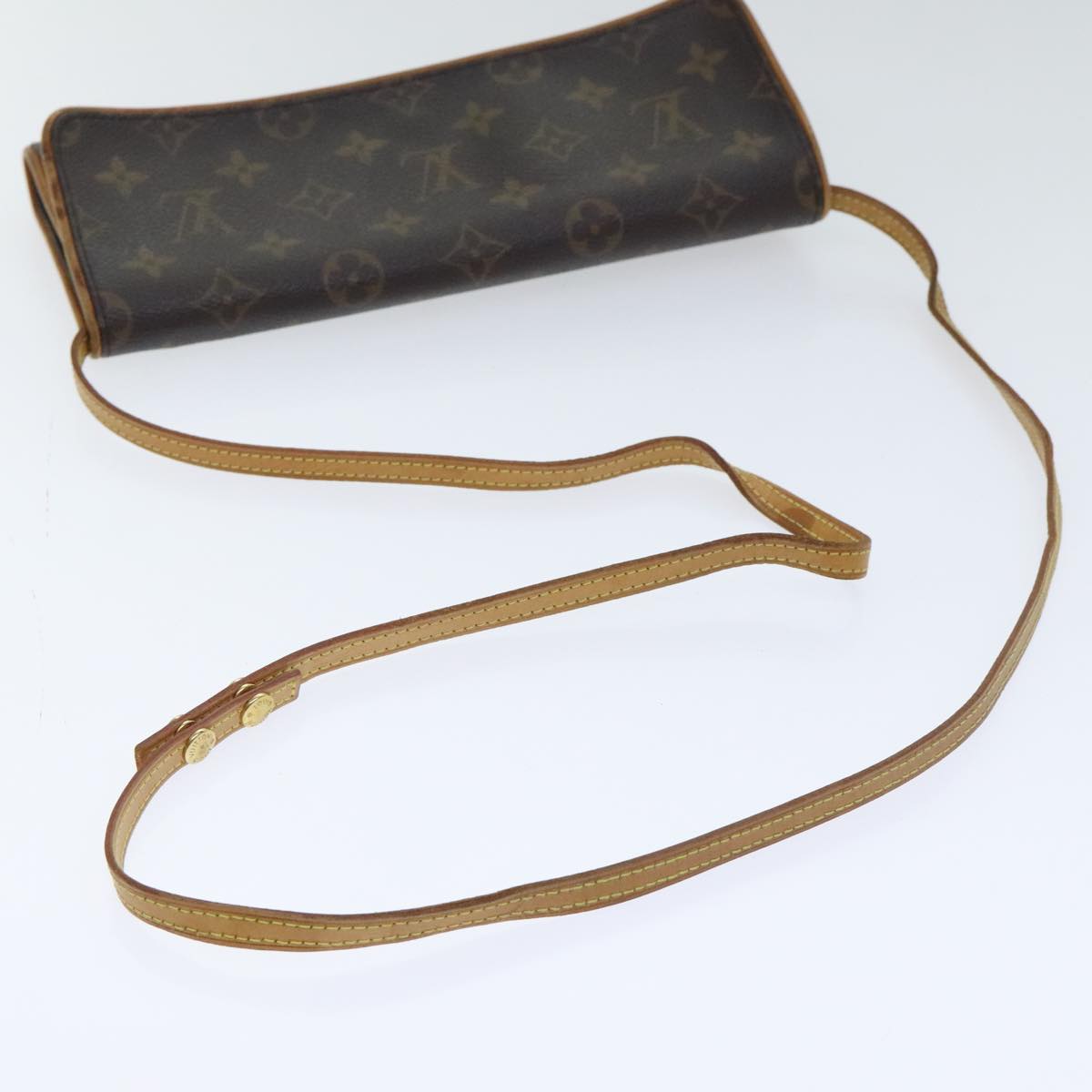 LOUIS VUITTON Monogram Pochette Twin GM Shoulder Bag M51852 LV Auth th5347