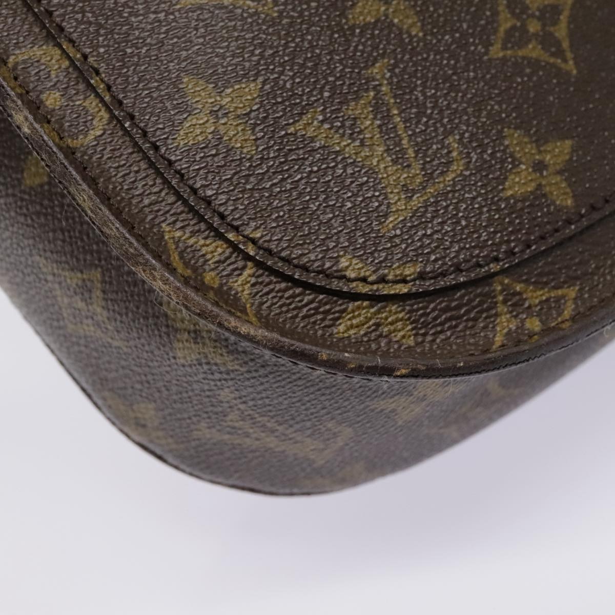 LOUIS VUITTON Monogram Saint Cloud GM Shoulder Bag M51242 LV Auth th5353