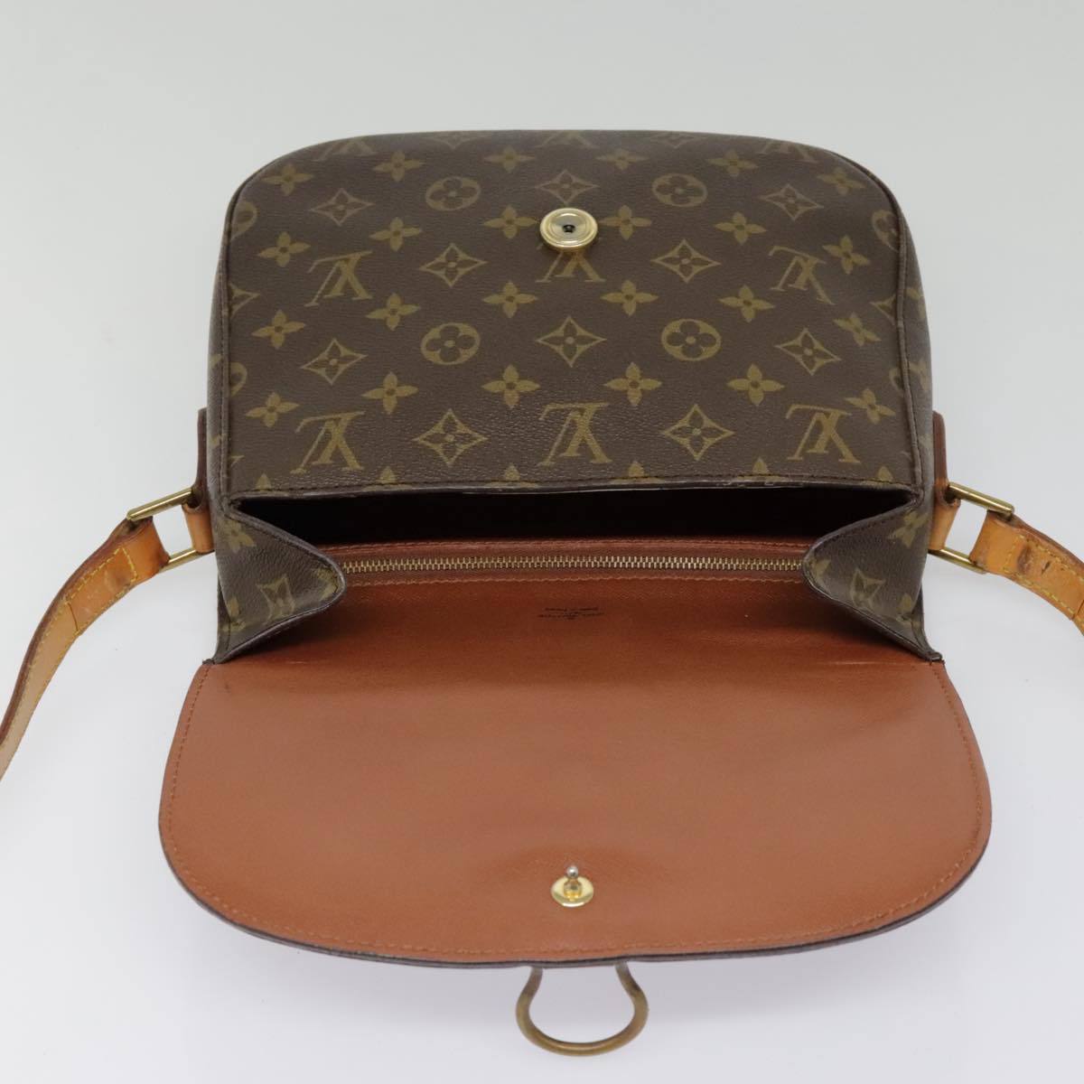 LOUIS VUITTON Monogram Saint Cloud GM Shoulder Bag M51242 LV Auth th5353