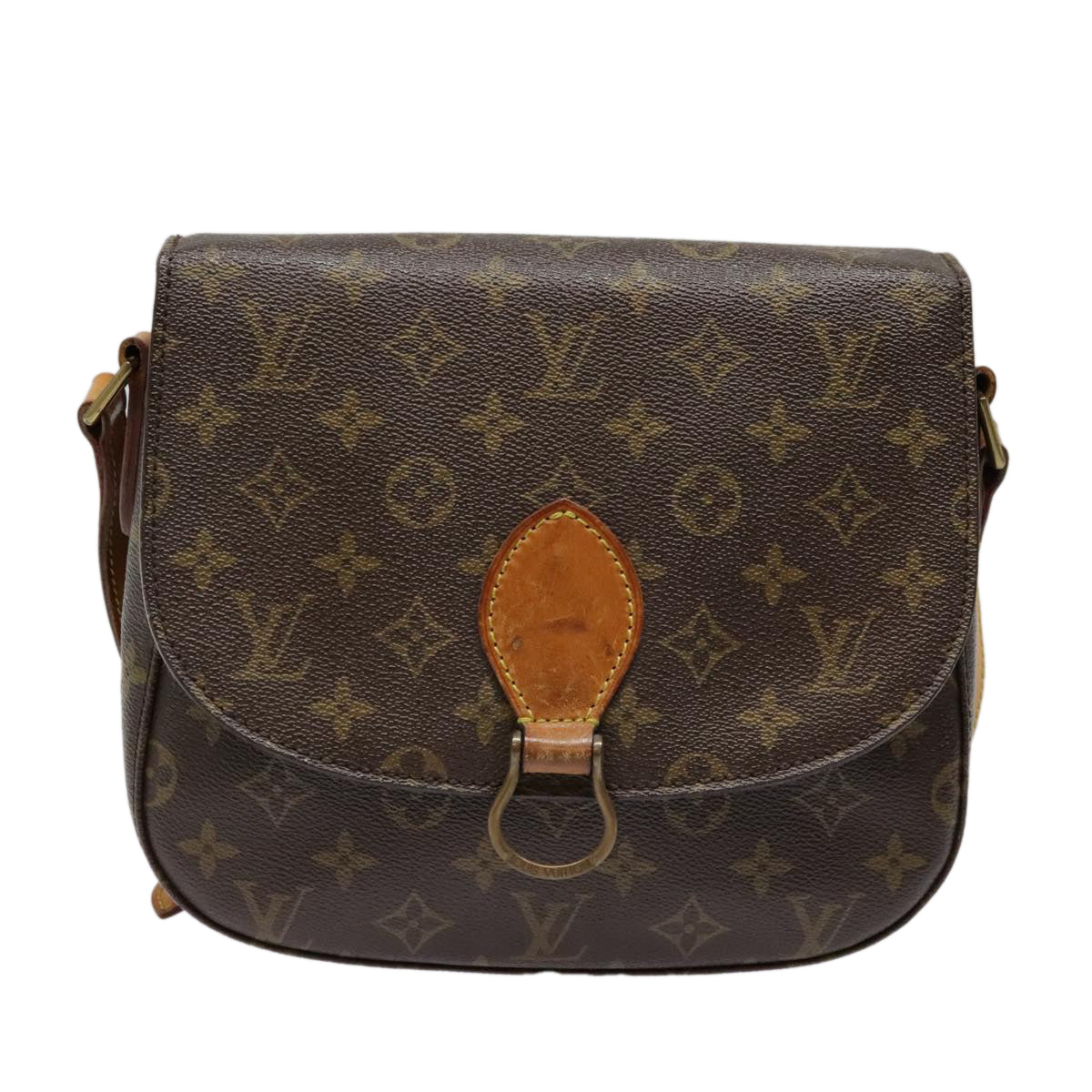 LOUIS VUITTON Monogram Saint Cloud GM Shoulder Bag M51242 LV Auth th5353