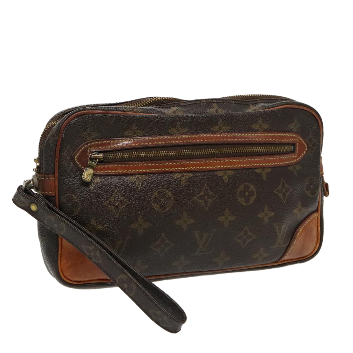 LOUIS VUITTON Monogram Marly Dragonne GM Clutch Bag M51825 LV Auth th5359