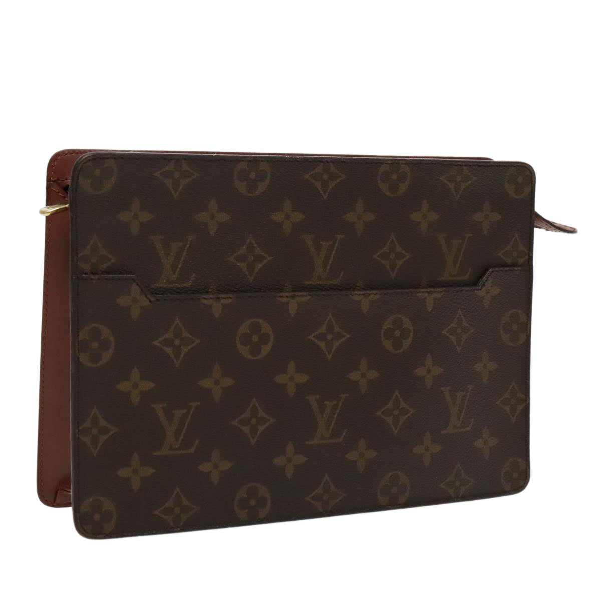 LOUIS VUITTON Monogram Pochette Homme Clutch Bag M51795 LV Auth th5361