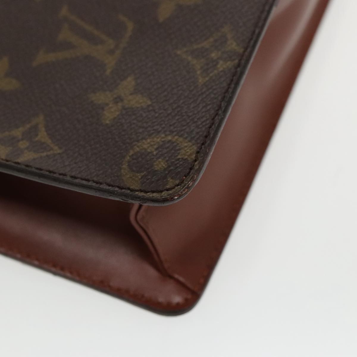 LOUIS VUITTON Monogram Pochette Homme Clutch Bag M51795 LV Auth th5361