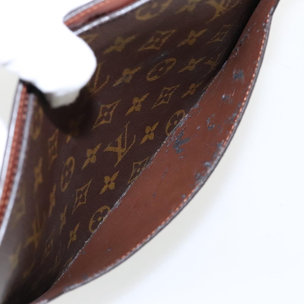 LOUIS VUITTON Monogram Pochette Homme Clutch Bag M51795 LV Auth th5361