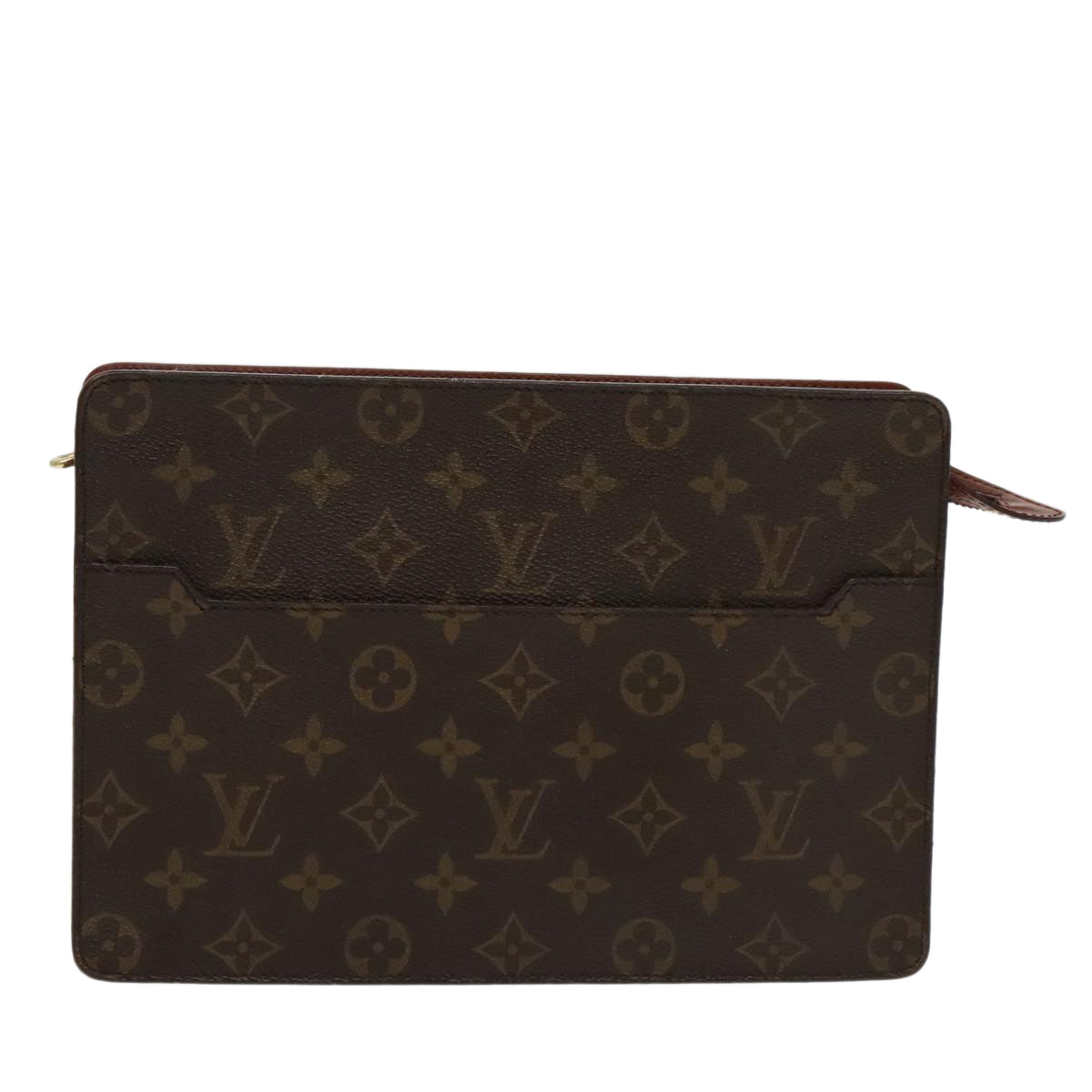 LOUIS VUITTON Monogram Pochette Homme Clutch Bag M51795 LV Auth th5361