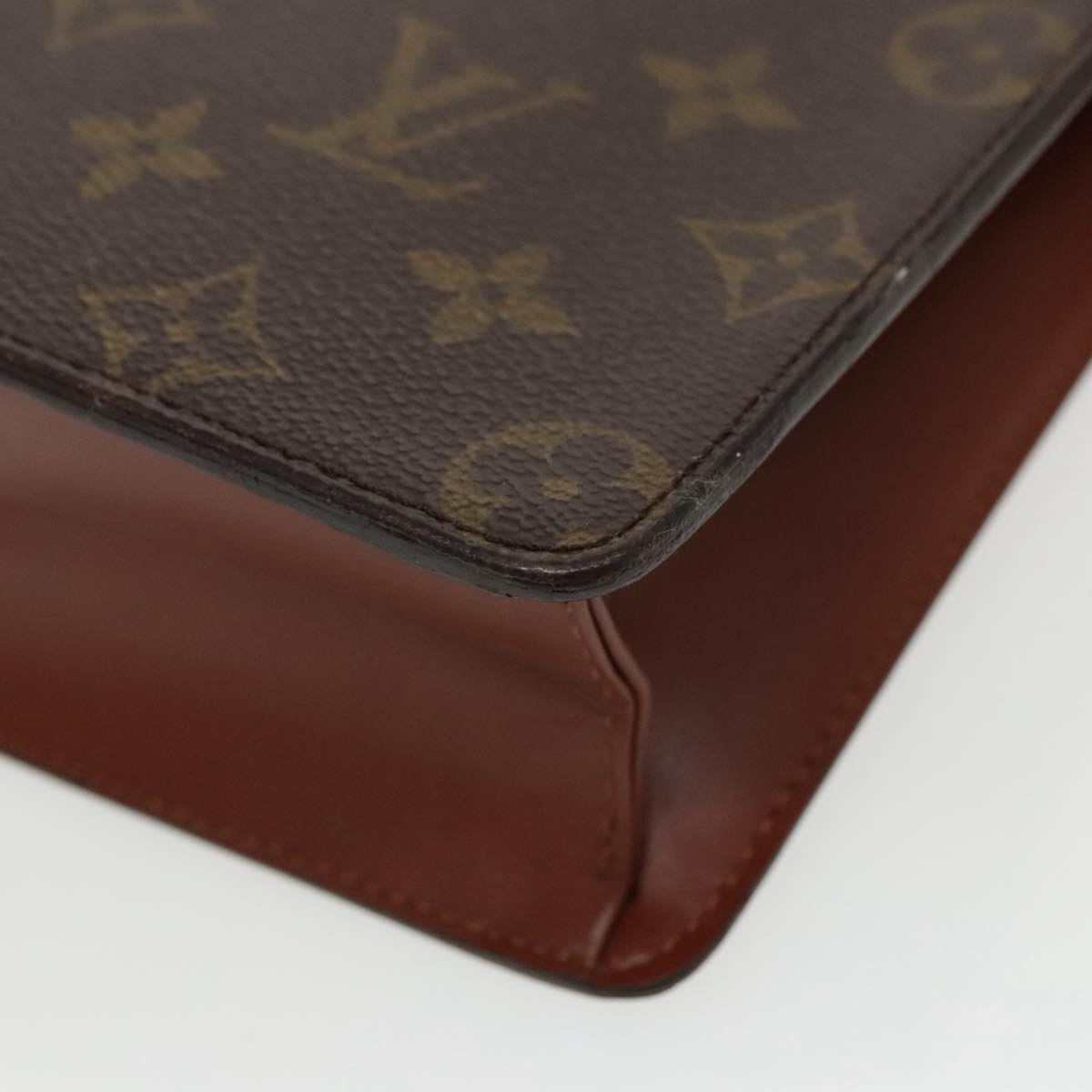 LOUIS VUITTON Monogram Pochette Homme Clutch Bag M51795 LV Auth th5361