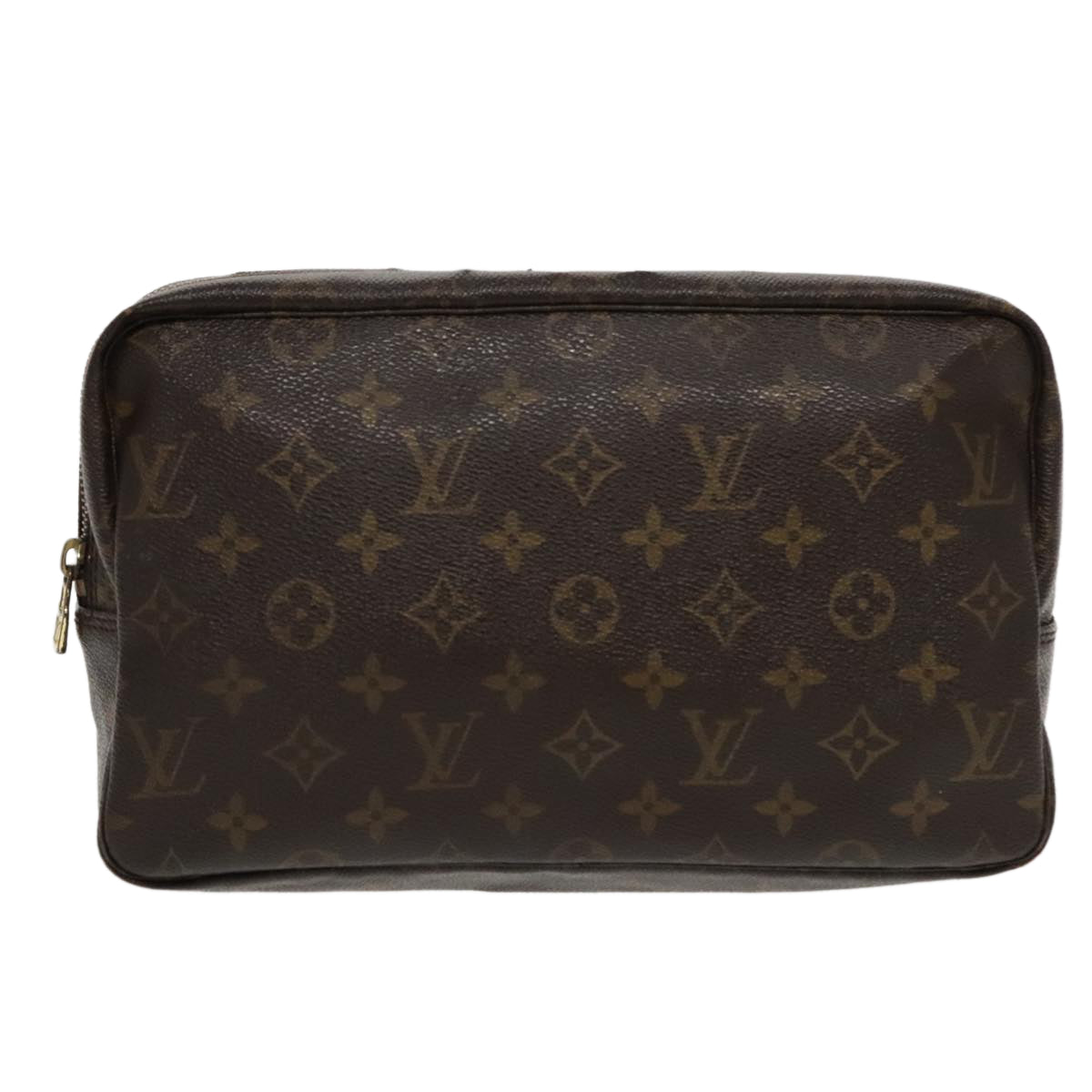 LOUIS VUITTON Monogram Trousse Toilette 28 Clutch Bag M47522 LV Auth th5368