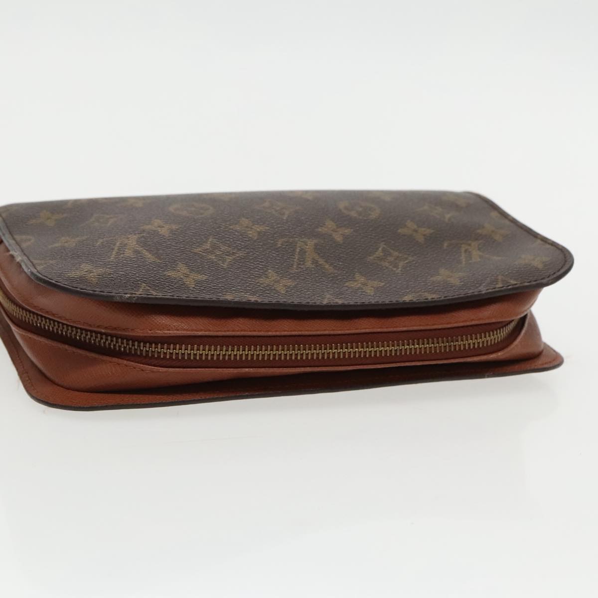 LOUIS VUITTON Monogram Orsay Clutch Bag M51790 LV Auth th5375