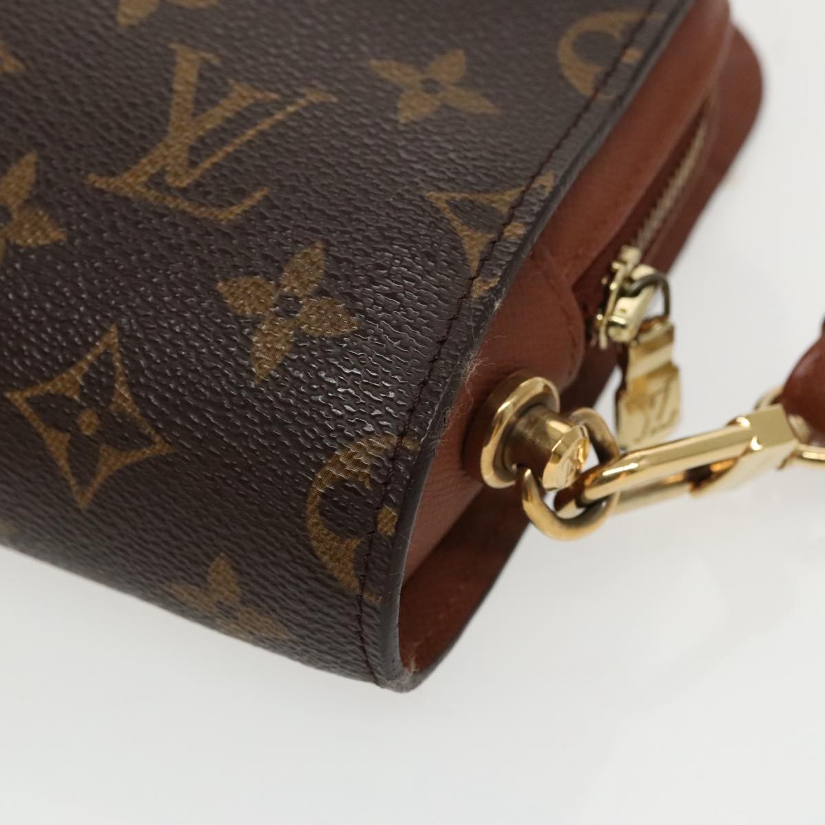 LOUIS VUITTON Monogram Orsay Clutch Bag M51790 LV Auth th5375