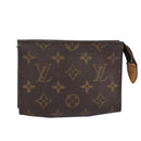 LOUIS VUITTON Monogram Poche Toilette 15 Pouch M47546 LV Auth th5376-1