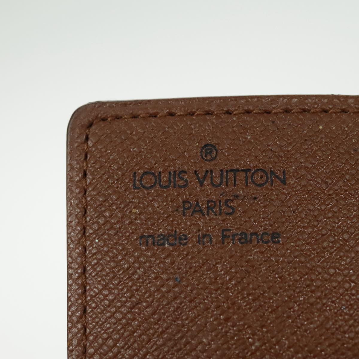 LOUIS VUITTON Monogram Porte Cartes Credit Pression Case M60937 LV Auth th5389