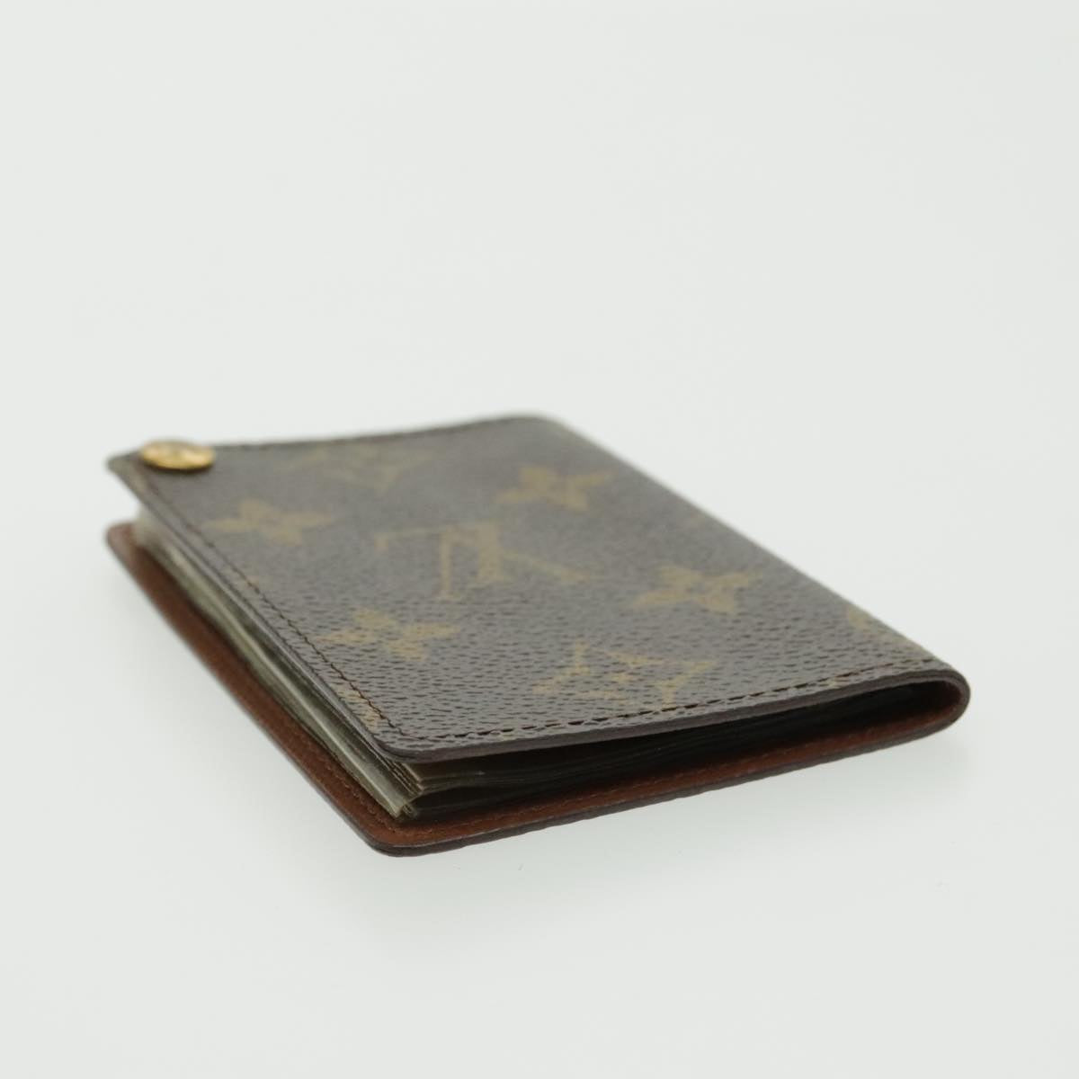 LOUIS VUITTON Monogram Porte Cartes Credit Pression Case M60937 LV Auth th5389