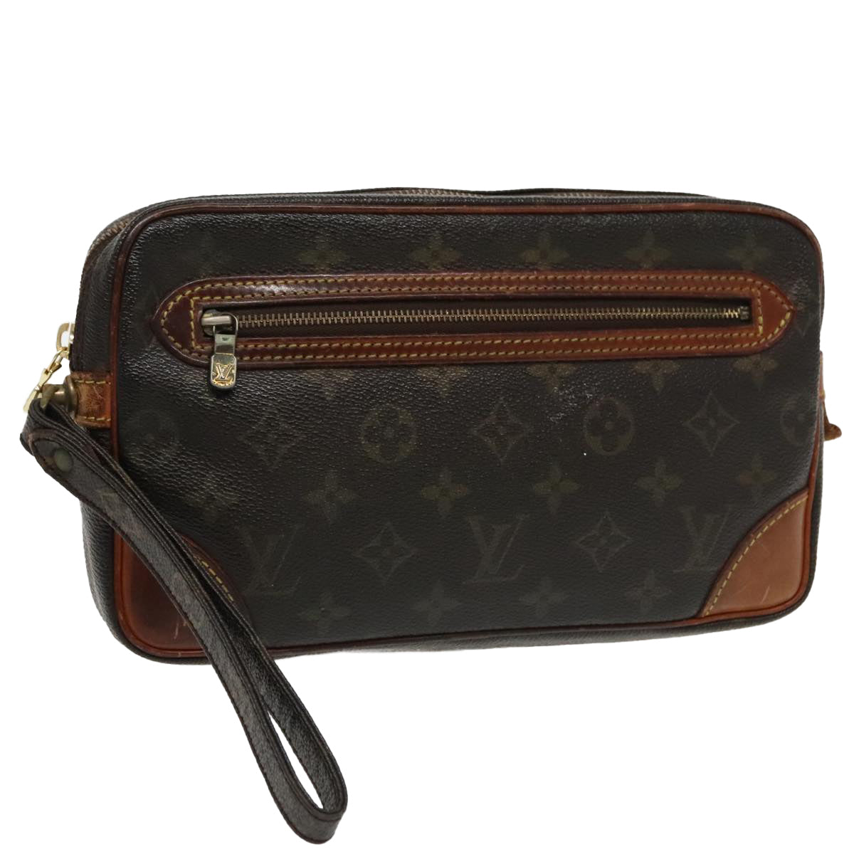 LOUIS VUITTON Monogram Marly Dragonne GM Clutch Bag M51825 LV Auth th5400