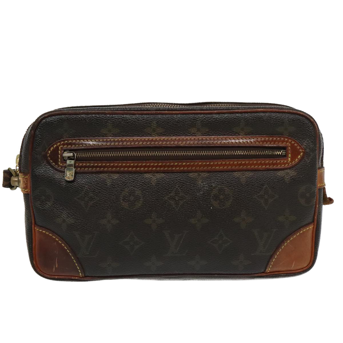 LOUIS VUITTON Monogram Marly Dragonne GM Clutch Bag M51825 LV Auth th5400