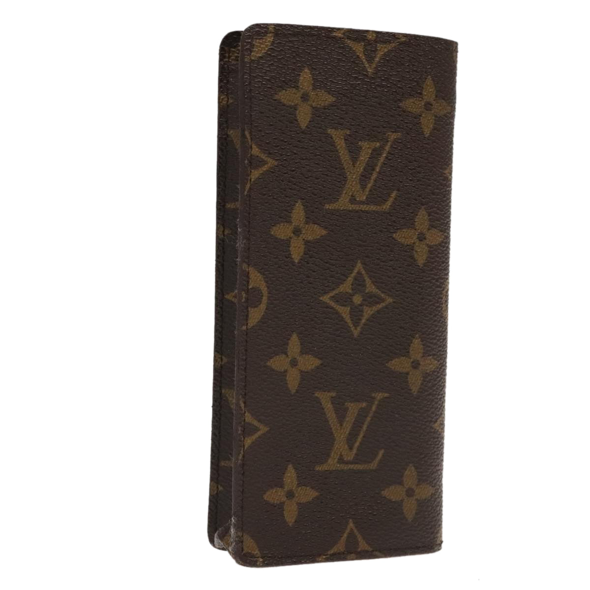 LOUIS VUITTON Monogram Etui Lunette Simple Glasses Case M62962 LV Auth th5409