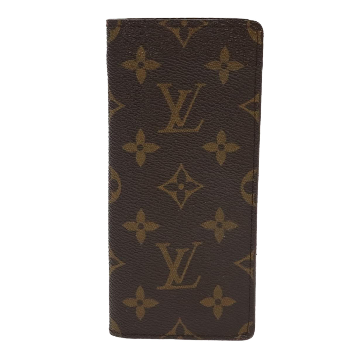 LOUIS VUITTON Monogram Etui Lunette Simple Glasses Case M62962 LV Auth th5409