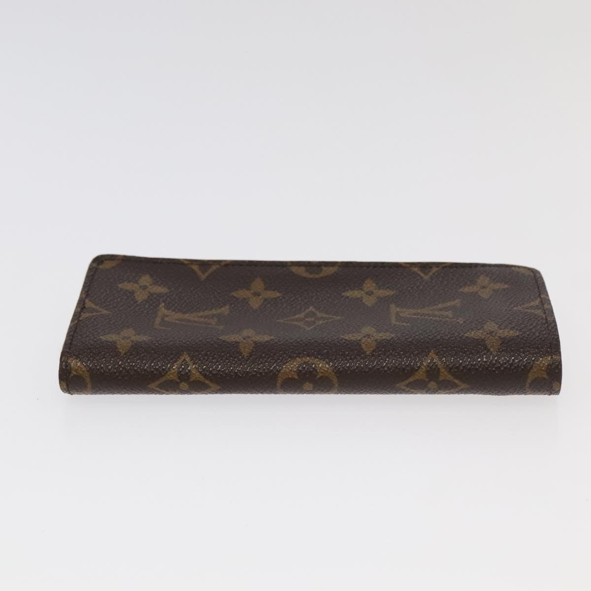 LOUIS VUITTON Monogram Etui Lunette Simple Glasses Case M62962 LV Auth th5409