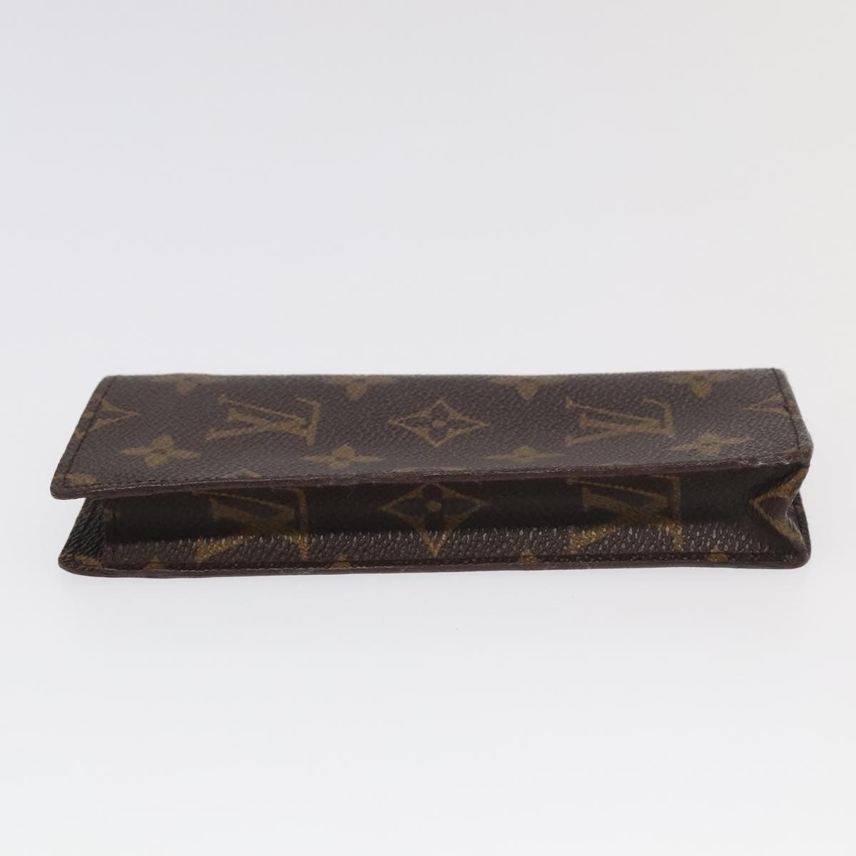 LOUIS VUITTON Monogram Etui Lunette Simple Glasses Case M62962 LV Auth th5409