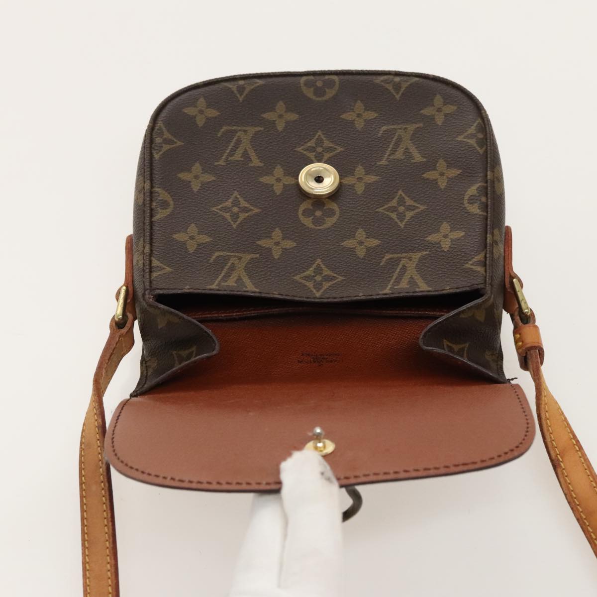 LOUIS VUITTON Monogram Saint Cloud PM Shoulder Bag M51244 LV Auth th5412