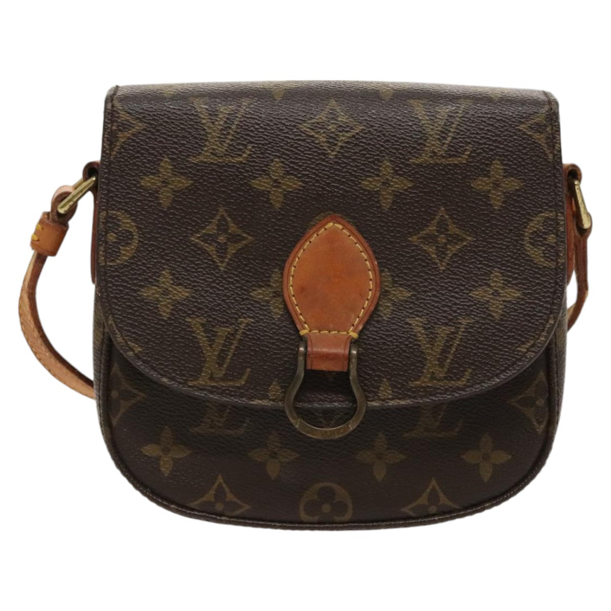 LOUIS VUITTON Monogram Saint Cloud PM Shoulder Bag M51244 LV Auth th5412