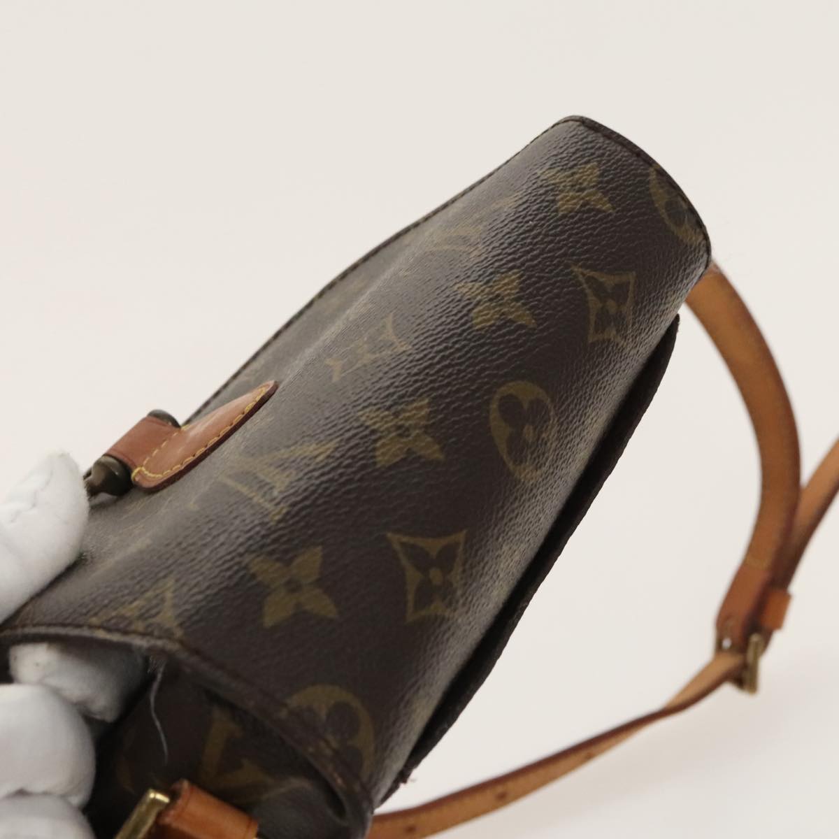 LOUIS VUITTON Monogram Saint Cloud PM Shoulder Bag M51244 LV Auth th5412