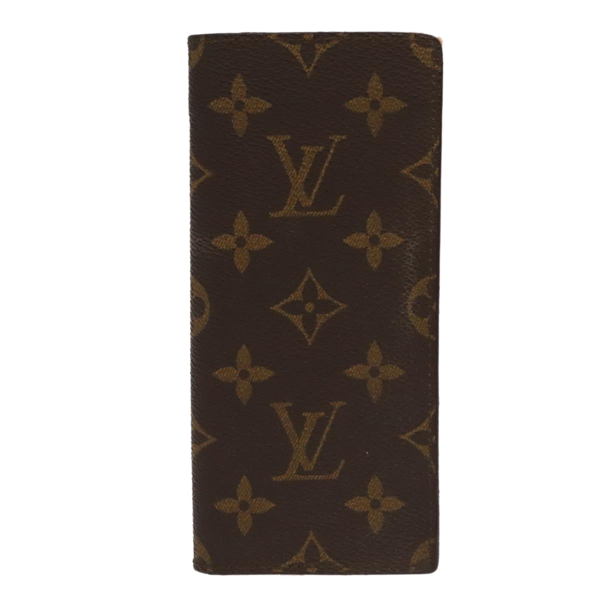 LOUIS VUITTON Monogram Etui Lunette Simple Glasses Case M62962 LV Auth th5418