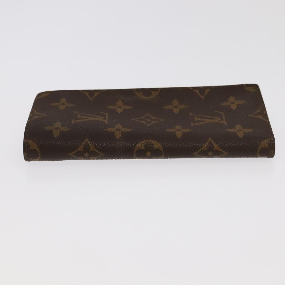 LOUIS VUITTON Monogram Etui Lunette Simple Glasses Case M62962 LV Auth th5418