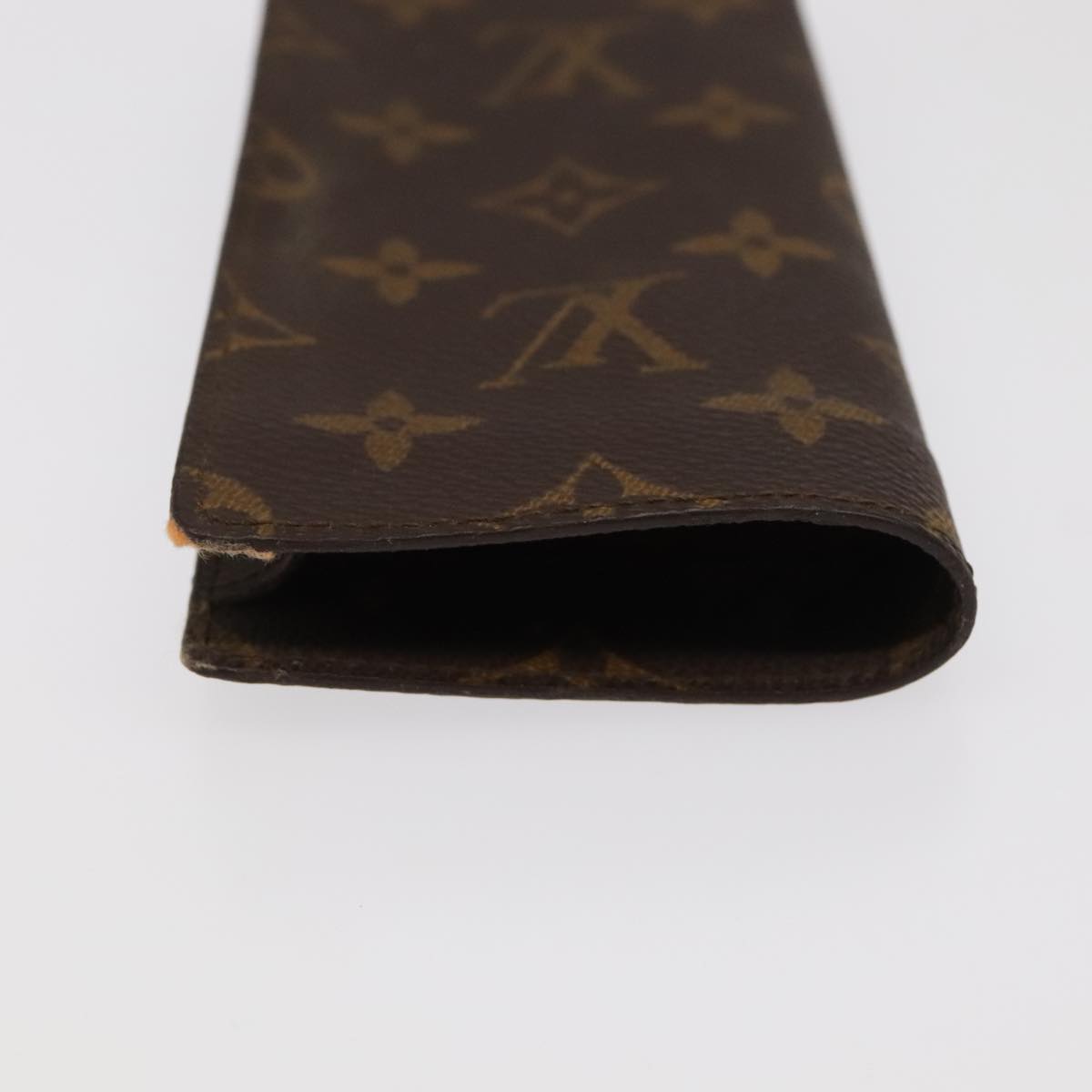 LOUIS VUITTON Monogram Etui Lunette Simple Glasses Case M62962 LV Auth th5418