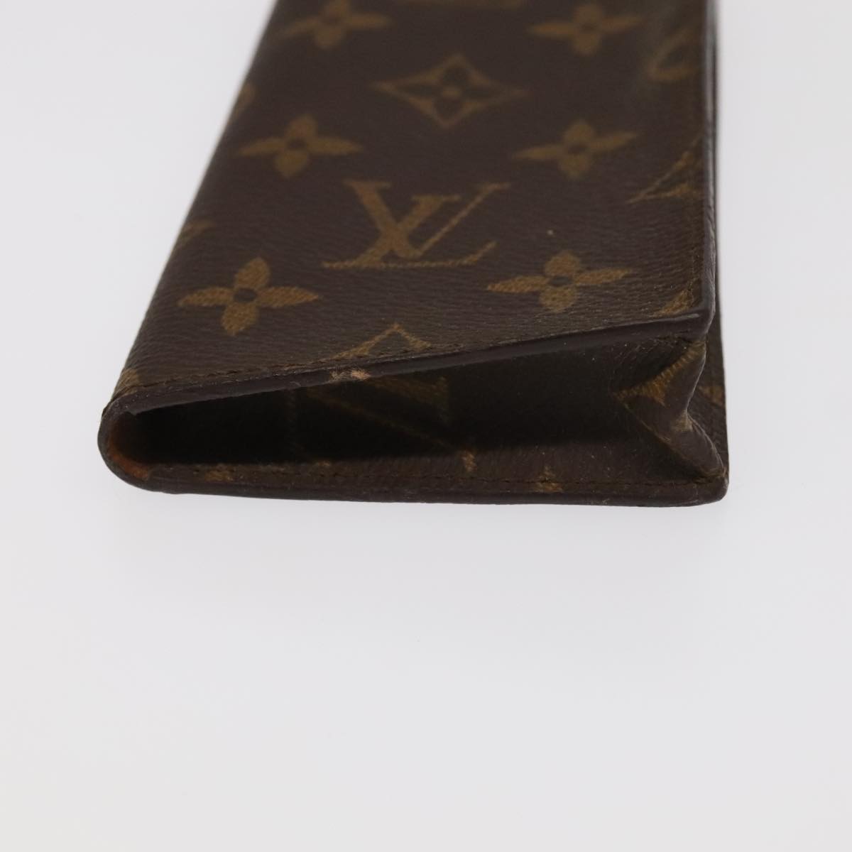 LOUIS VUITTON Monogram Etui Lunette Simple Glasses Case M62962 LV Auth th5418