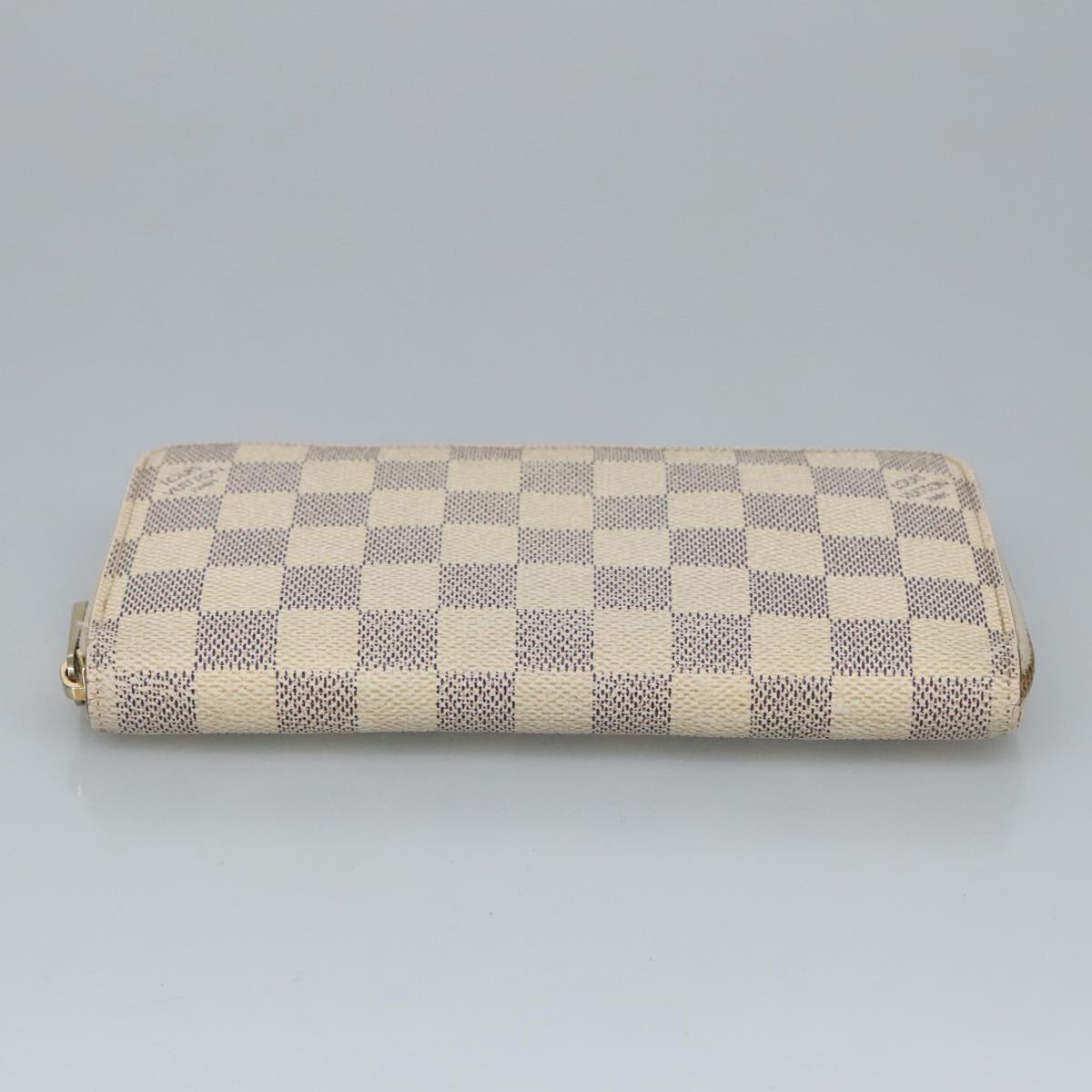 LOUIS VUITTON Damier Azur Zippy Wallet Long Wallet N60019 LV Auth th5424