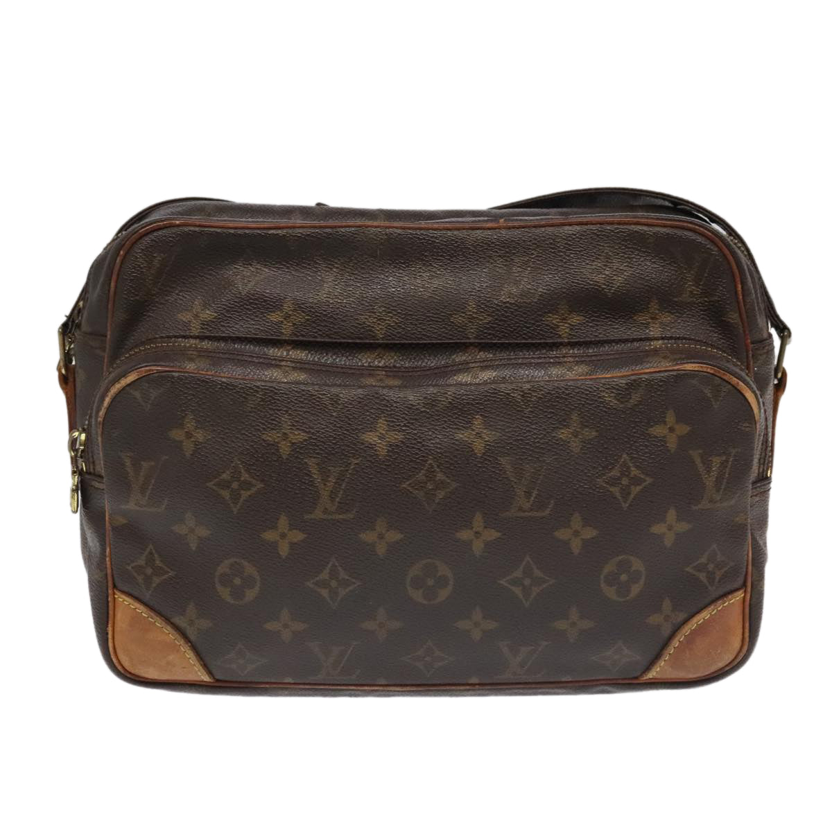 LOUIS VUITTON Monogram Nile Shoulder Bag M45244 LV Auth th5434