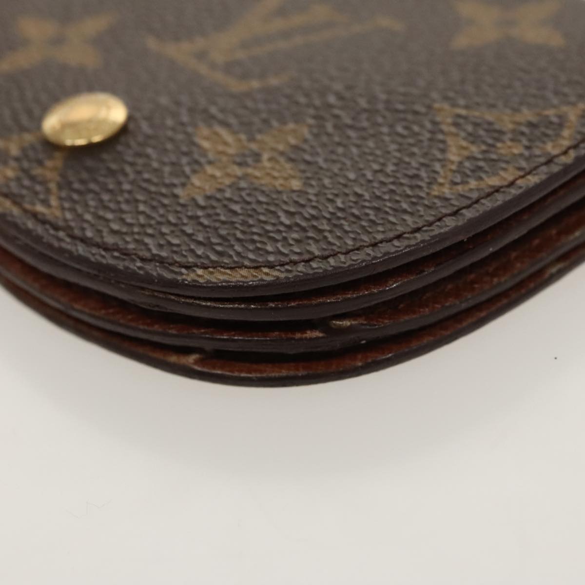 LOUIS VUITTON Monogram Porte Monnaie Guze Coin Purse M61970 LV Auth th5437