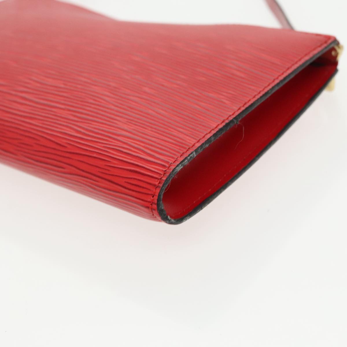 LOUIS VUITTON Epi Pochette Accessoires Accessory Pouch Red M52987 Auth th5445