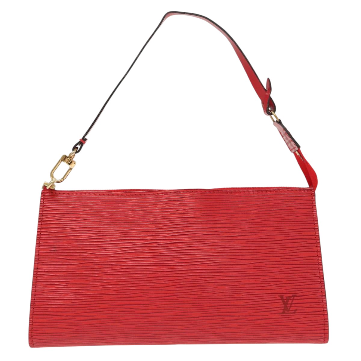 LOUIS VUITTON Epi Pochette Accessoires Accessory Pouch Red M52987 Auth th5445