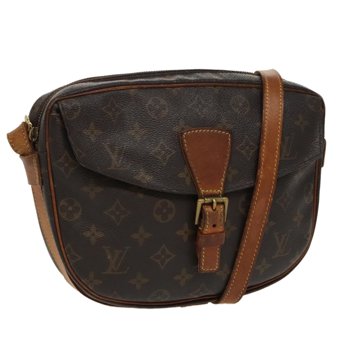 LOUIS VUITTON Monogram Jeune Fille MM Shoulder Bag M51226 LV Auth th5449