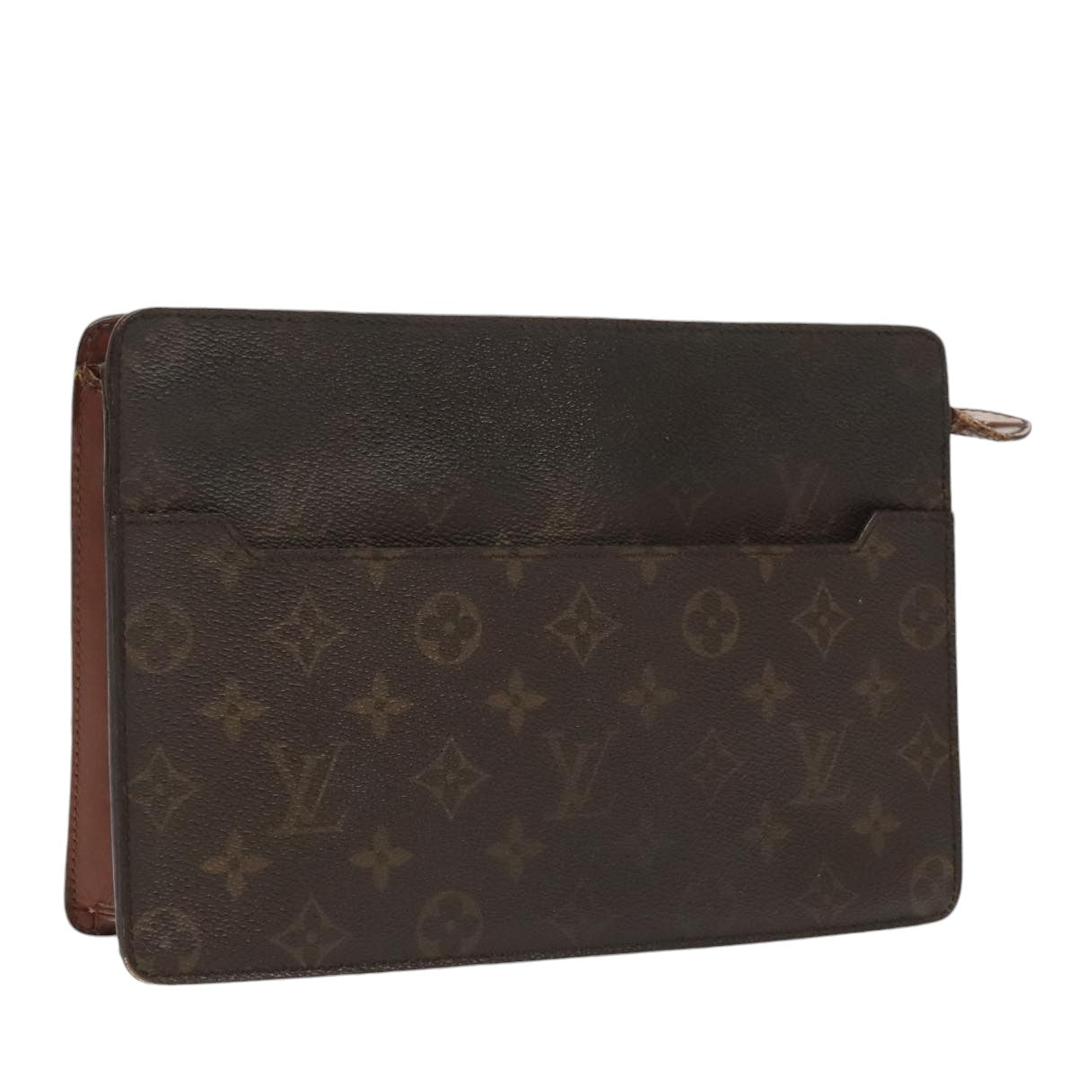 LOUIS VUITTON Monogram Pochette Homme Clutch Bag M51795 LV Auth th5451