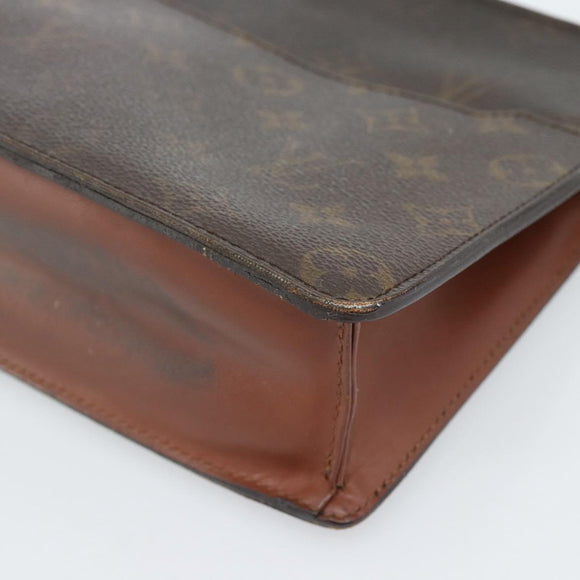 LOUIS VUITTON Monogram Pochette Homme Clutch Bag M51795 LV Auth th5451