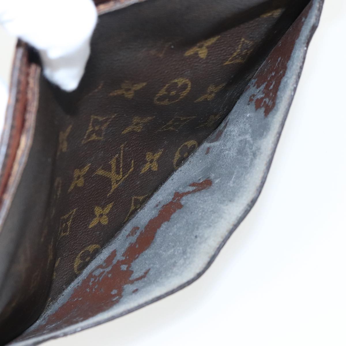 LOUIS VUITTON Monogram Pochette Homme Clutch Bag M51795 LV Auth th5451