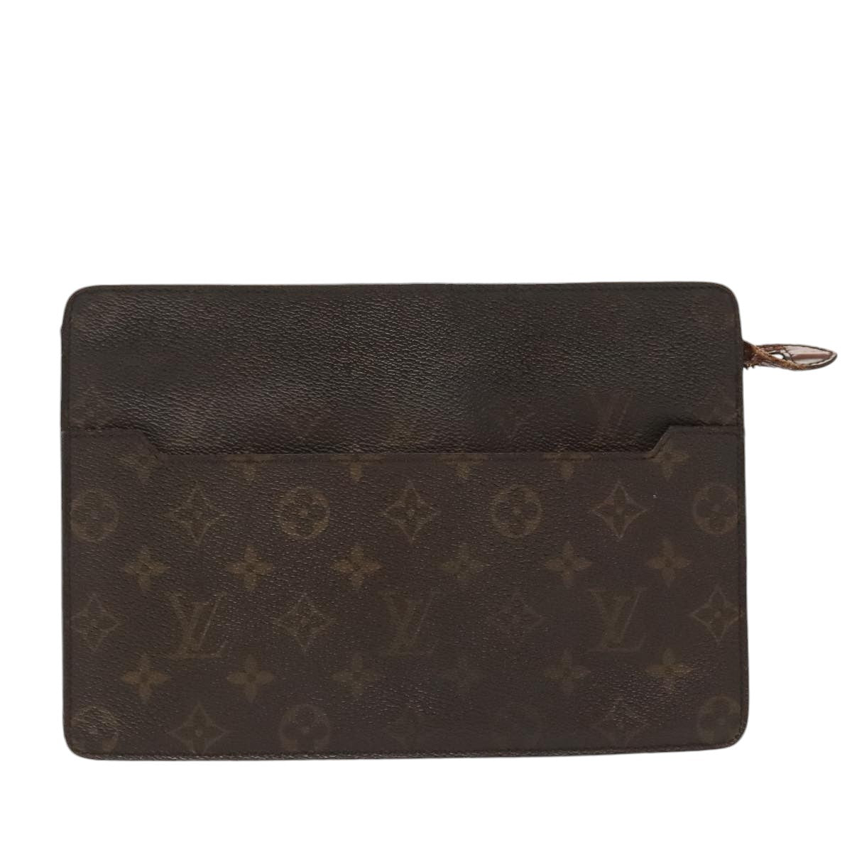 LOUIS VUITTON Monogram Pochette Homme Clutch Bag M51795 LV Auth th5451