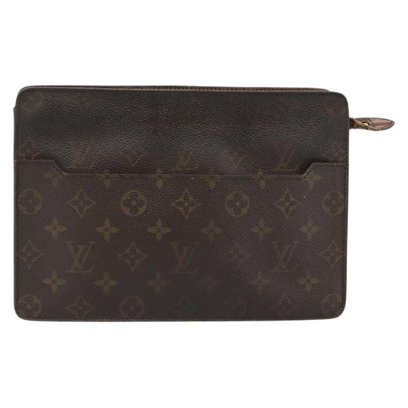 LOUIS VUITTON Monogram Pochette Homme Clutch Bag M51795 LV Auth th5451