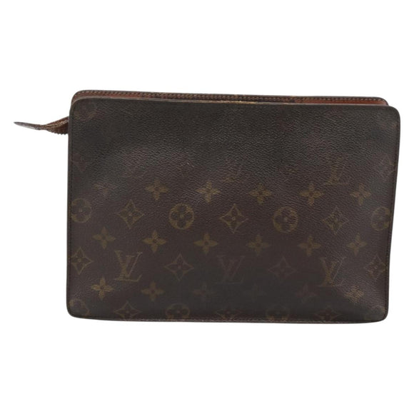 LOUIS VUITTON Monogram Pochette Homme Clutch Bag M51795 LV Auth th5451