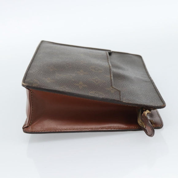 LOUIS VUITTON Monogram Pochette Homme Clutch Bag M51795 LV Auth th5451