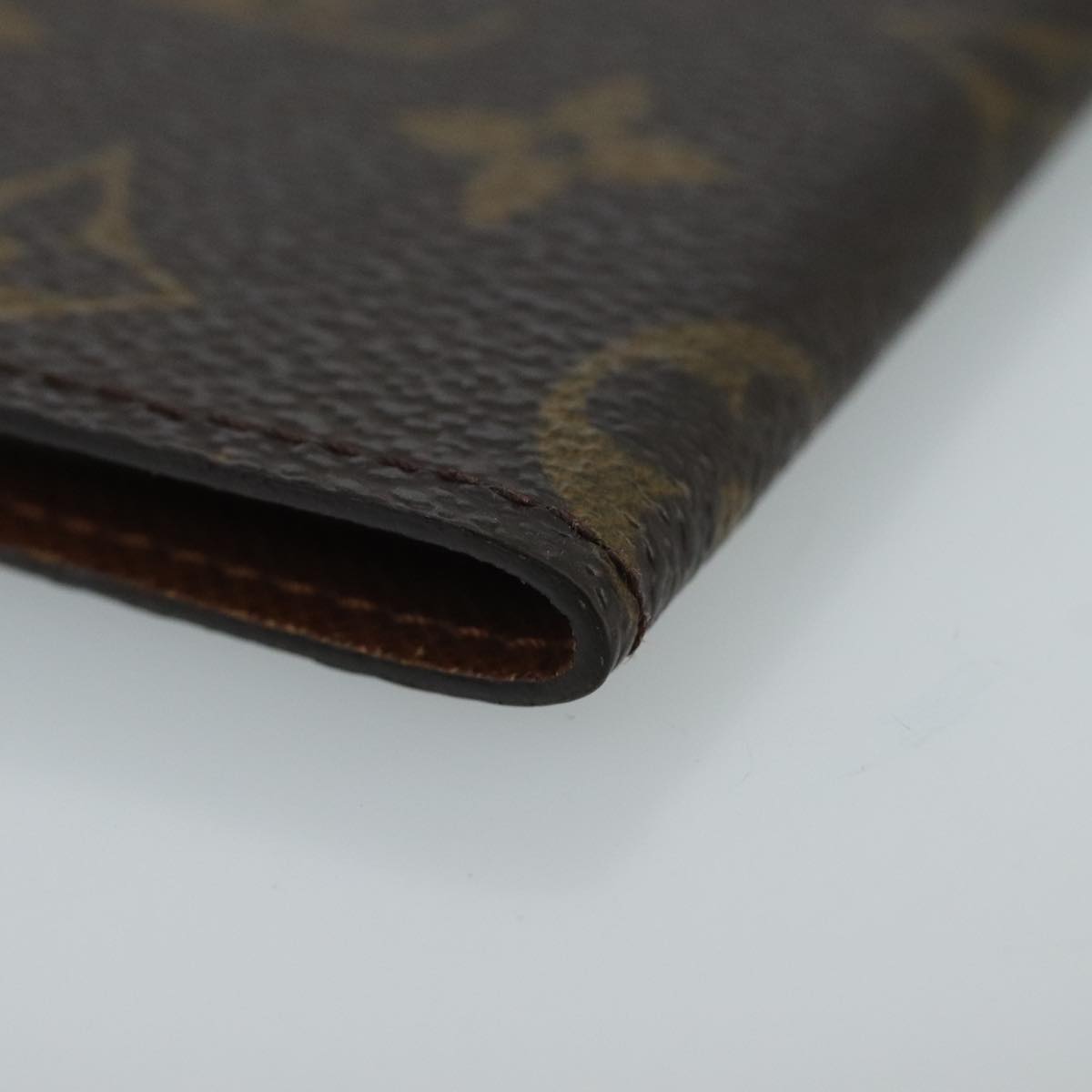 LOUIS VUITTON Monogram Porte Cartes Credit Pression Case M60937 LV Auth th5462